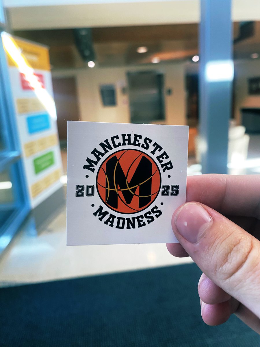 Manchester Madness is almost here‼️

Keep an eye out for our logo stickers around campus! 👀🔥

Grab one and show your Manchester spitrit before the big night! 🟡⚫️