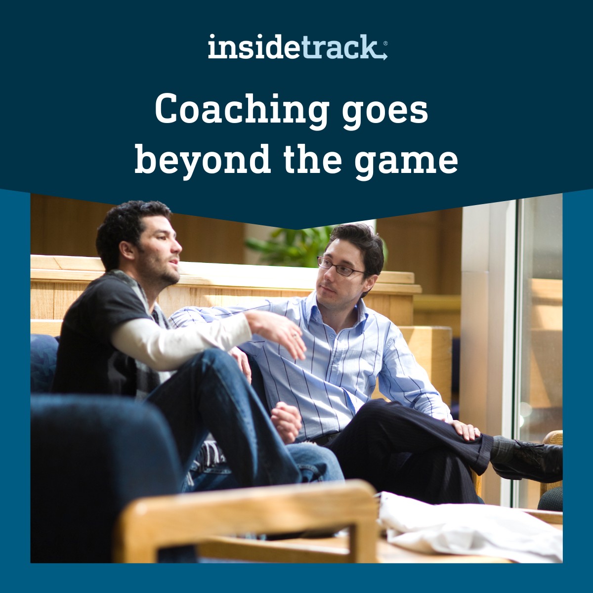 InsideTrack's tweet photo. National Coach’s Day reminds us: great coaching changes lives. ⚡️
At InsideTrack, our coaches build skills like resilience, problem-solving &amp; self-advocacy that last long after graduation.

Learn more: https://t.co/srcgKQjO1B

#CoachingForLife #StudentSuccess #HigherEdSupport https://t.co/yA3sdvcerE