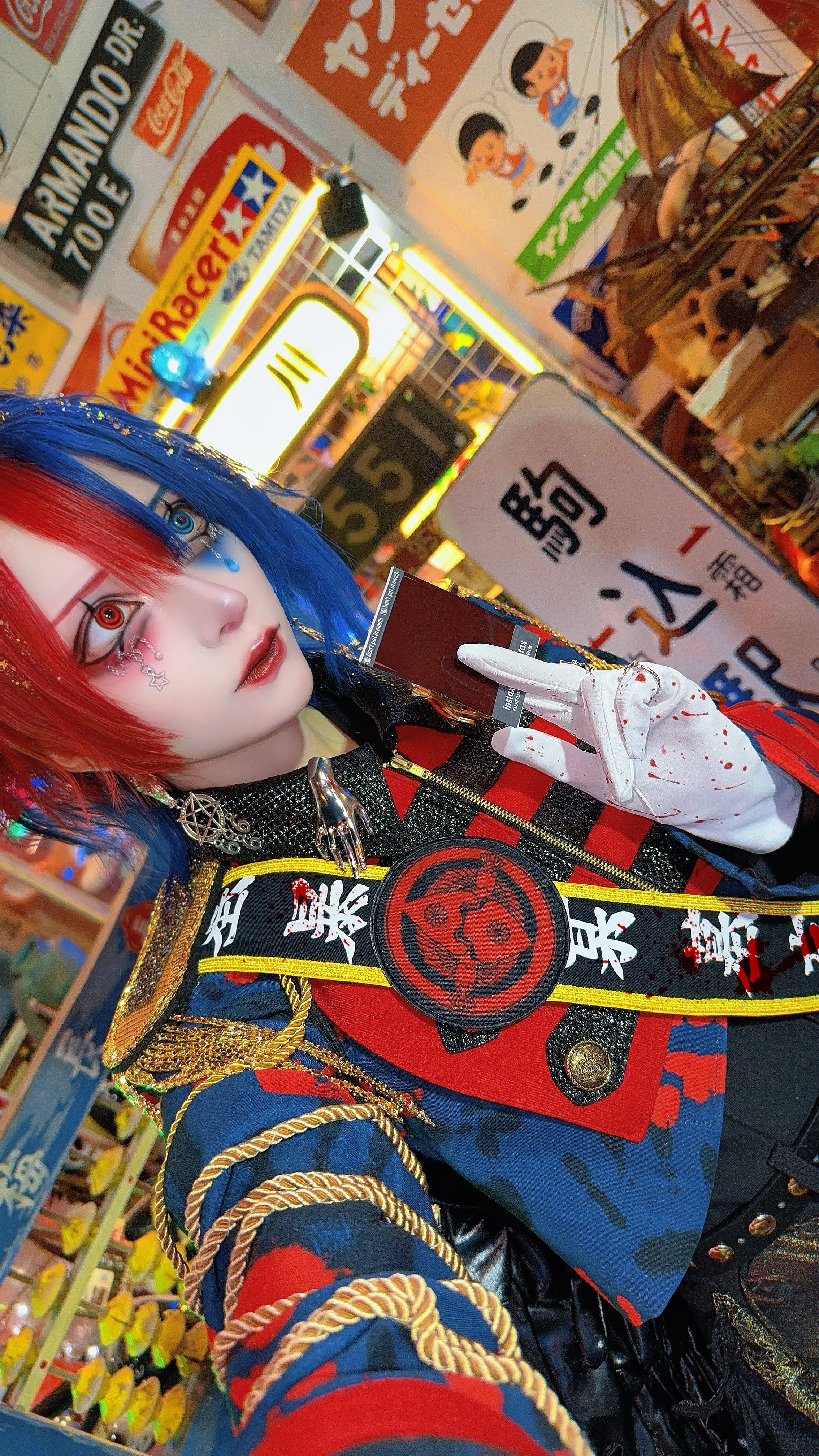 マーキュロ　藍咲やユウリ アクリルスタンド 正月 ランチェキ ブロマイド マーキュロ 藍咲やユウリ アクリルスタンド 正月 ランチェキ