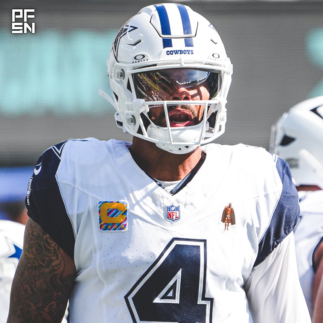 Most games with 3+ passing TDs by a player in his first 10 NFL seasons: 

1. Peyton Manning - 48
1. Dan Marino - 48
3. Patrick Mahomes - 43
3. Aaron Rodgers - 43
5. Russell Wilson - 41
6. Dak Prescott - 38