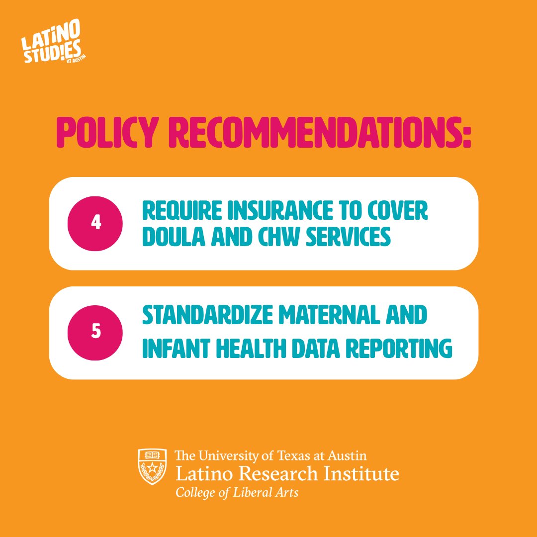 New policy brief offers solutions to improve Latina Maternal &amp; Infant Health!

Learn more, link in caption:
liberalarts.utexas.edu/lri/news/new-p…