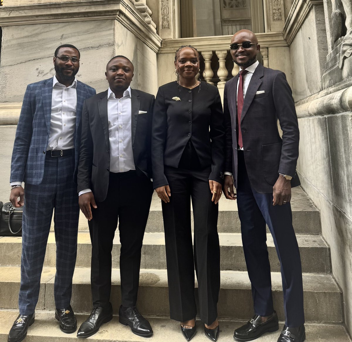 gabsterlingllp's tweet photo. Our associate Tinuade Oyewole, a proud alumna of the University of Exeter (England) and Columbia Law School, was recently admitted to the New York Bar!
Congratulations on this huge career milestone! https://t.co/CqNaK1sT8U