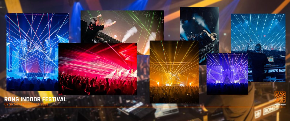 ⚡️ | Bringing the lasers to the Rong Indoor Festival!

🎇 | Over the weekend we had the pleasure of playing a part in the Rong Indoor Festival at the O2 Victoria Warehouse! For the festival we provided MFL and AC30W lasers. We hope to join the Rong Indoor Festival again in the