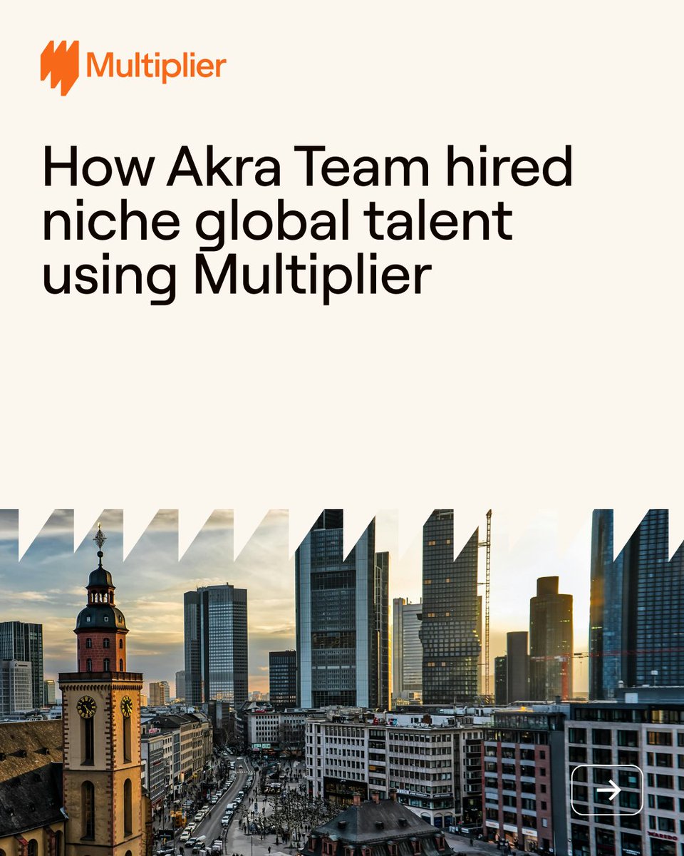 UseMultiplier's tweet image. AKRA was losing top candidates due to slow onboarding and compliance hurdles. Then they discovered Multiplier.

With Multiplier’s EOR, they saved over $140K in cost annually and 1,180 hours of onboarding time.

📚 Read how they did it: usemultiplier.com/case-studies/a…