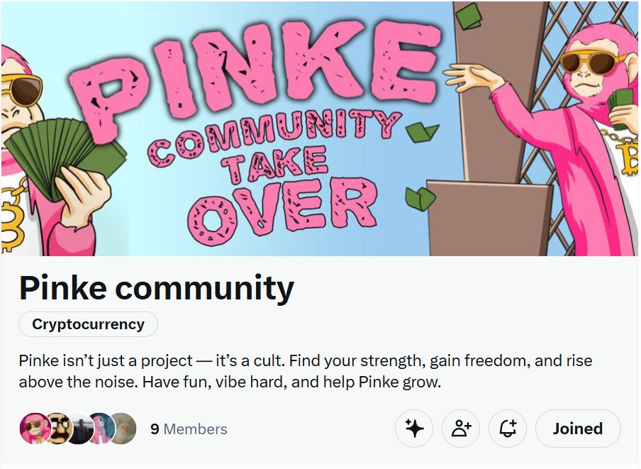 cto_pinke's tweet photo. Hey guys, let’s give our friend $PONKE a boost! We’ve opened a new community — join in, chat, have fun, and just enjoy. $PINKE is all about that vibe!
#pinke
https://t.co/sv5ajvyDCv https://t.co/V23mrYPLwe