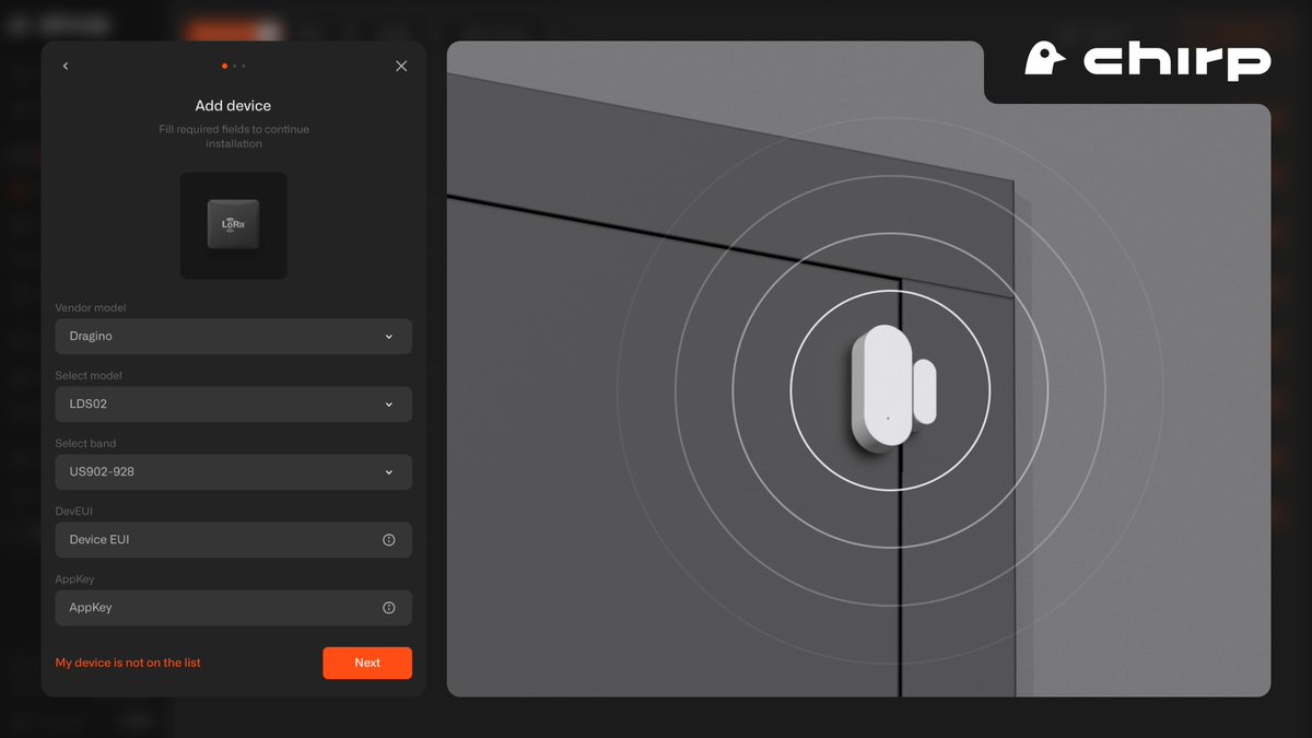 Every connected space starts with knowing what’s open and what’s closed.
Meet the Dragino LDS02: a compact, low-power LoRaWAN sensor that detects the open and close status of doors and windows.

On its own it’s a reliable device, powered by two AAA batteries and capable of