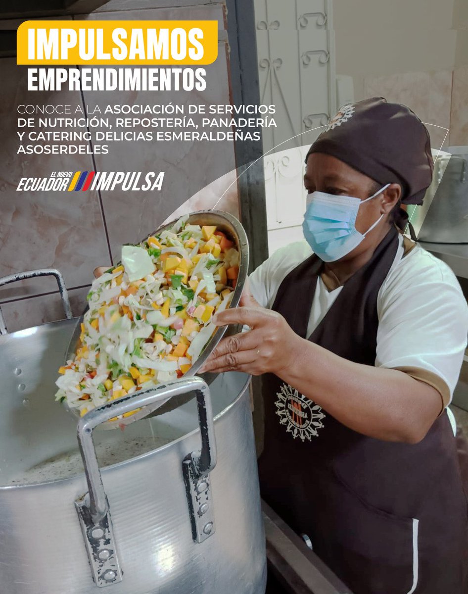 IEPS_Ec's tweet image. 🍛¡Te presentamos a #ASOSERDELES! Mujeres afroecuatorianas que impulsan la seguridad y soberanía alimentaria en Cristo del Consuelo, #Guayaquil. Con el #PROFECPIAM, fortalecemos su talento en panadería, repostería y catering, que genera ingresos para más de 1.800 beneficiarios.🙌