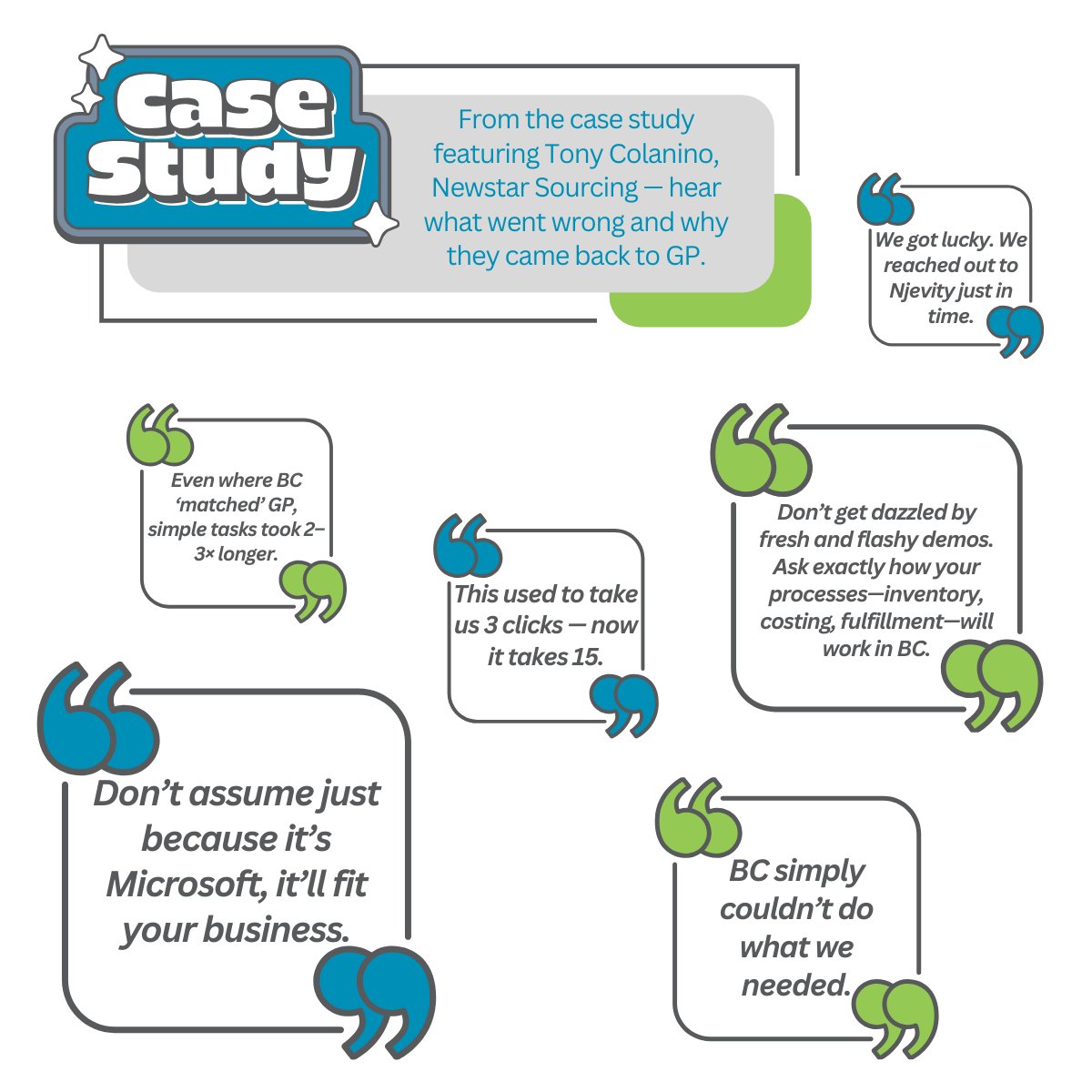 Tried moving to BC? This customer did… and came back to GP...and here's what they had to say. 

Njevity is not here to push you off GP. We’re here because we believe in it.

#DynamicsGP #njevity