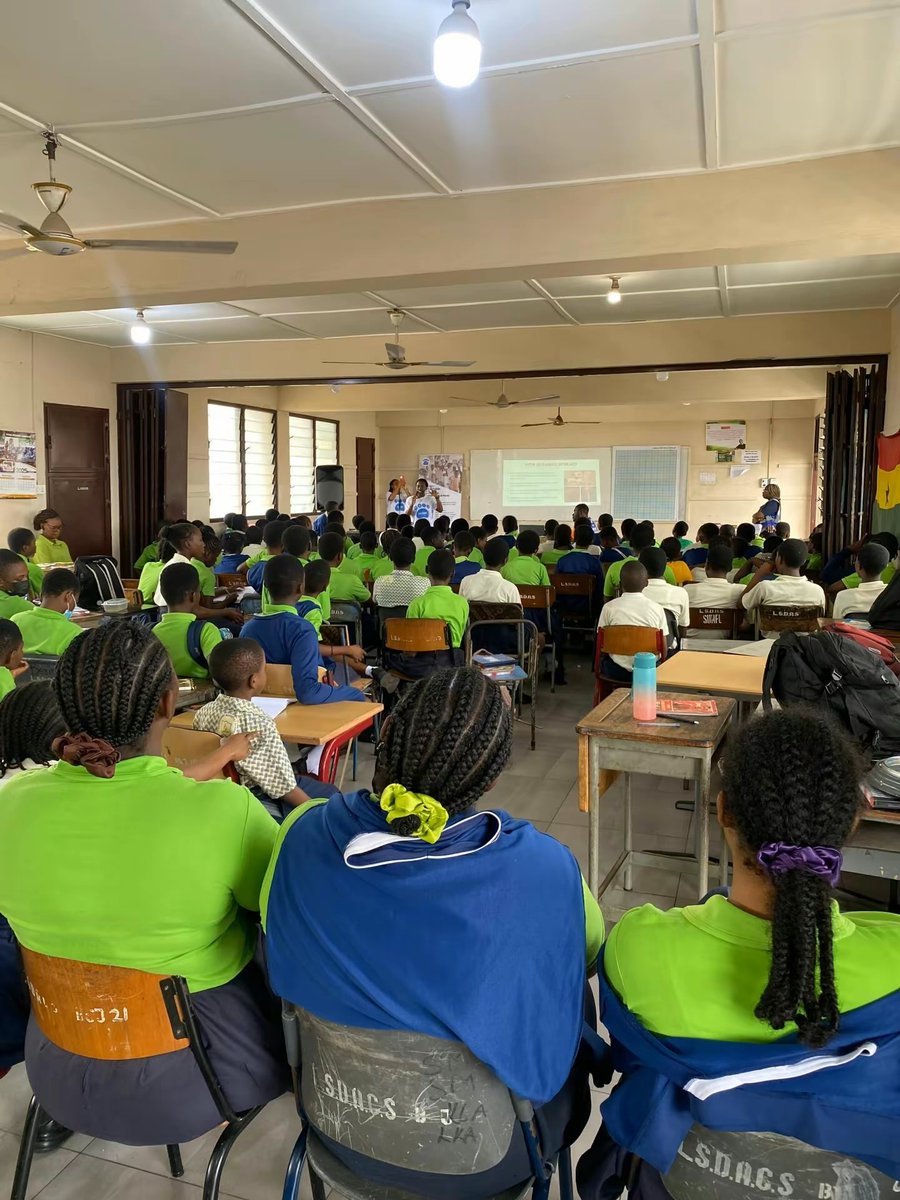 RRCRotaract's tweet image. Rotaract RRC with The Rabies Education set out to take action for Rabies elimination, a preventable yet incurable disease 🦠
The project aimed to educate the Junior High Pupils of Labone SDA School on everything Rabies; types, symptoms, prevention, vaccination, the important fact