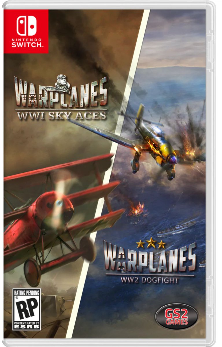 videogamedeals's tweet photo. Pre-Order: Warplanes WWI Sky Aces + WW2 Dogfight (S/PS5) $35.60 via VGP. https://t.co/RBIEMTvxZ5 https://t.co/BqlxCZT9UA