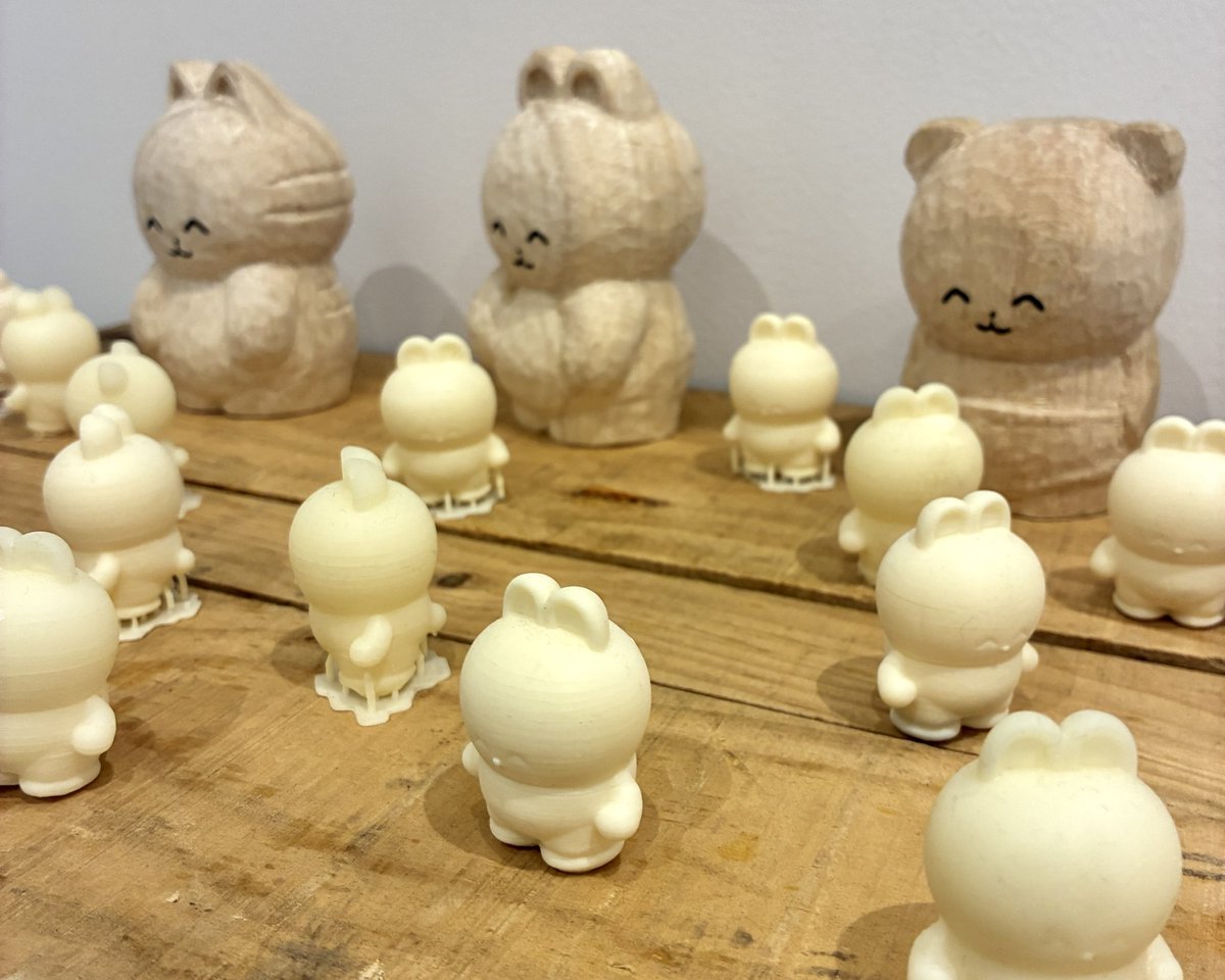 髙野Fさんのウサ太夫めちゃくちゃかわいかった。展示もアイデアの紙が壁一面に貼ってあって圧巻でした! 