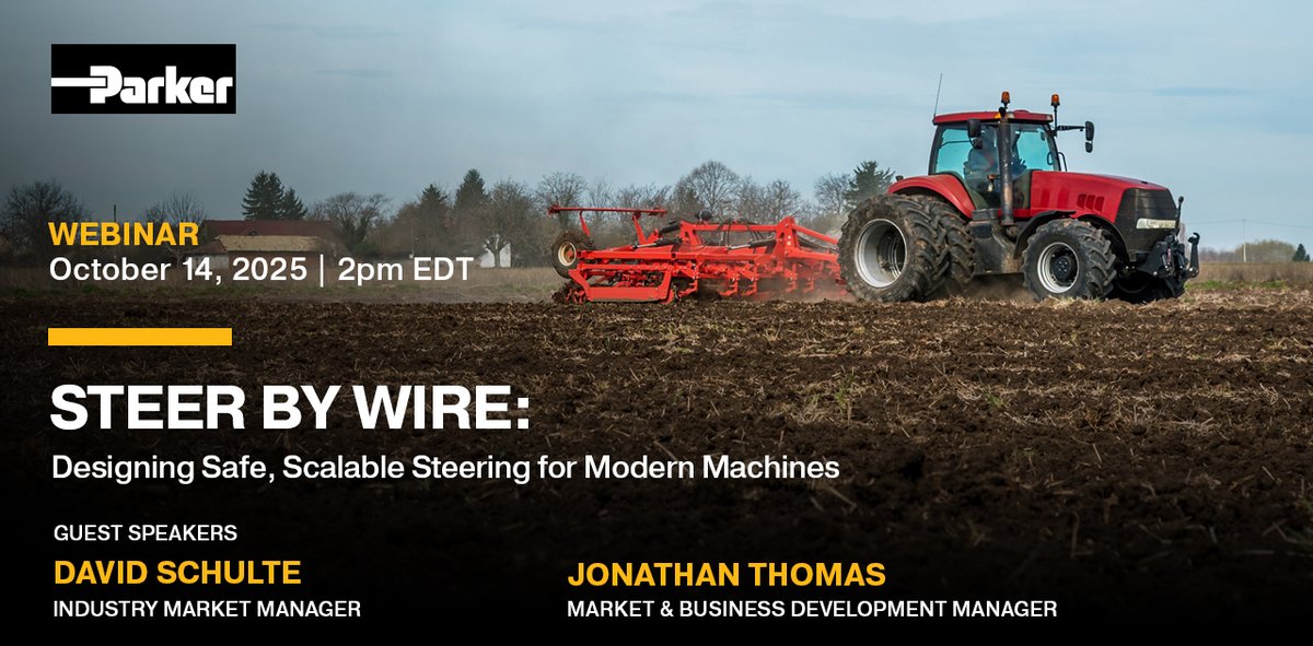 Learn when electro‑hydraulic or hybrid steering is the right move vs full steer‑by‑wire, and how to design simple, fail‑safe, and fail‑functional SBW architectures. Register today. prker.co/3K5pH1Z

#SBW #Autonomous #Steering