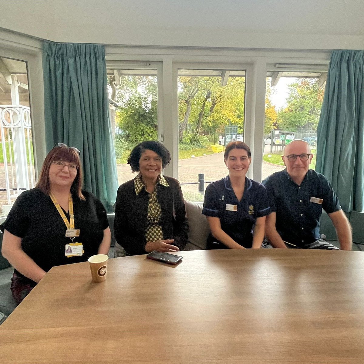 ChiOnwurah's tweet photo. Thank you to @mariecurieuk Hospice in #Newcastle for a warm welcome during #HospiceWeek ☕️
Important conversations about palliative care - both in the hospice and in our communities - and how we can ensure end-of-life care is fully supported in Labour's NHS 10-year plan. https://t.co/nXDNJKa84M