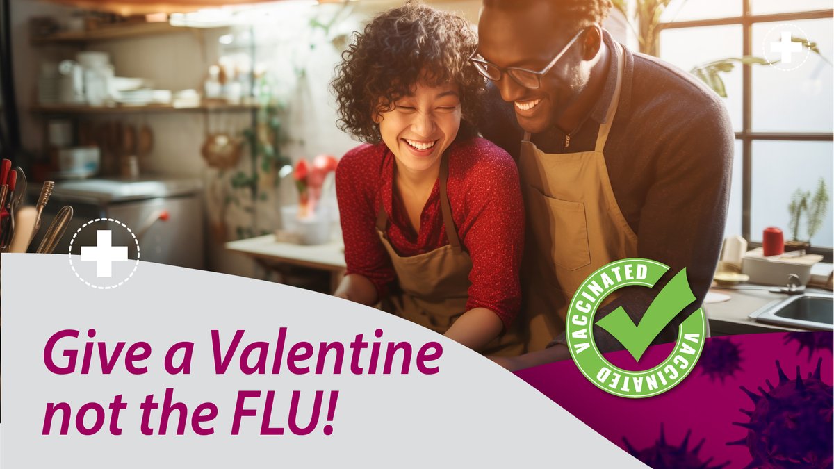 EasternOKVA's tweet image. Spend Valentine’s Day with the people you love, not with the flu. Get your shot during your next VA primary care appointment. #VeteransHealth #FluShot #FluSeason