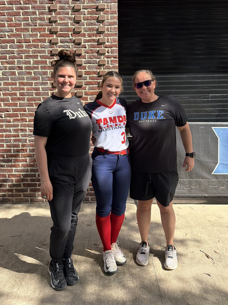 baileyjohelton28 (@baileyjohelton3) on Twitter photo Thank you <a href="/DTDSoftball/">Kirsten Cox</a> and <a href="/DukeSOFTBALL/">Duke Softball</a> for hosting a great catching camp on Sunday. I had a wonderful time working with Coach Kristen, Coach Lisa, Coach Marissa and the Duke softball players. Thank you for helping me fine tune my skills to own my craft.
<a href="/TampaMustangsNC/">Tampa Mustangs - Gerovac</a> Thank you <a href="/DTDSoftball/">Kirsten Cox</a> and <a href="/DukeSOFTBALL/">Duke Softball</a> for hosting a great catching camp on Sunday. I had a wonderful time working with Coach Kristen, Coach Lisa, Coach Marissa and the Duke softball players. Thank you for helping me fine tune my skills to own my craft.
<a href="/TampaMustangsNC/">Tampa Mustangs - Gerovac</a>