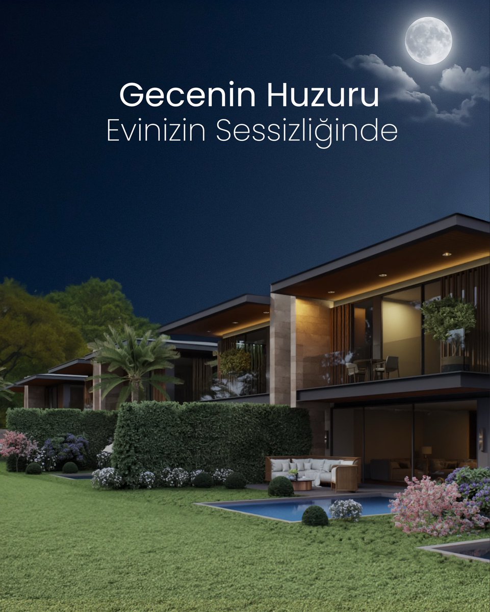 ayrayapi's tweet photo. 🌙 Gecenin huzuru, evinizin sessizliğinde…
Ayra Grandis Orman Evleri’nde gece, sadece bir zaman dilimi değil; dinginliğin, konforun ve estetiğin buluştuğu bir an.

#AyraGrandis #GeceyleHuzur #Doğaylaİçİçe #LüksYaşam #VillaHayatı #Beykoz https://t.co/GZ1RcrCMaY