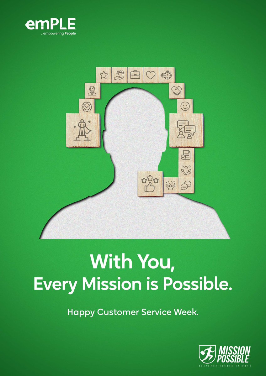 At emPLE, customer service isn’t just about fixing problems, it’s about people, empathy, and trust.

This #CustomerServiceWeek, we're celebrating You and our stellar service team.

Happy Customer Service Week.

#MissionPossible #emPLE