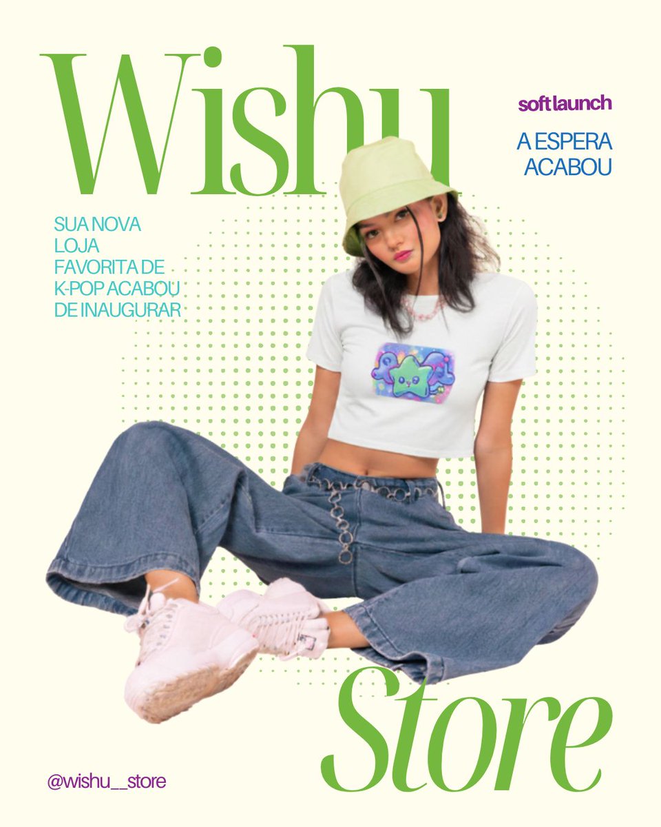 luisamwerneck's tweet photo. ✨ A espera Acabou ✨
A Wishu Store tá oficialmente no ar, sua nova loja favorita de k-pop chegou! 💚
Pra comemorar o lançamento, use o cupom WISHU15 e garante 15% OFF na sua primeira compra 🛍️💻
👉 Acesse o site pelo link na bio.
#WishuStore #KpopFashion #SoftLaunch #Kpop https://t.co/wcAia3R8VR