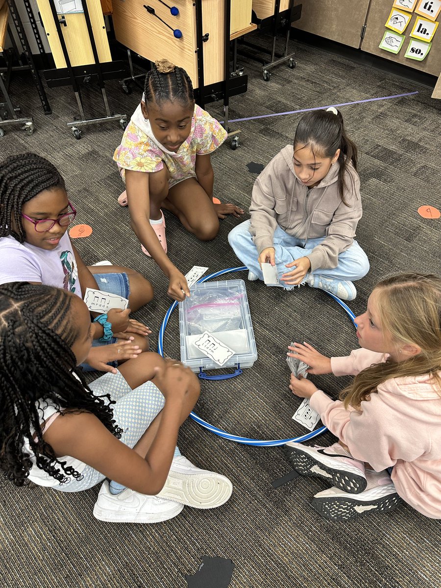 Musical_MrsG's tweet photo. Finally finishing up our review unit. Check out @MsJones_FCE class working on Music Stations. Next stop - new mystery notes @HumbleISD_FCE https://t.co/Jn9PYGdoEA