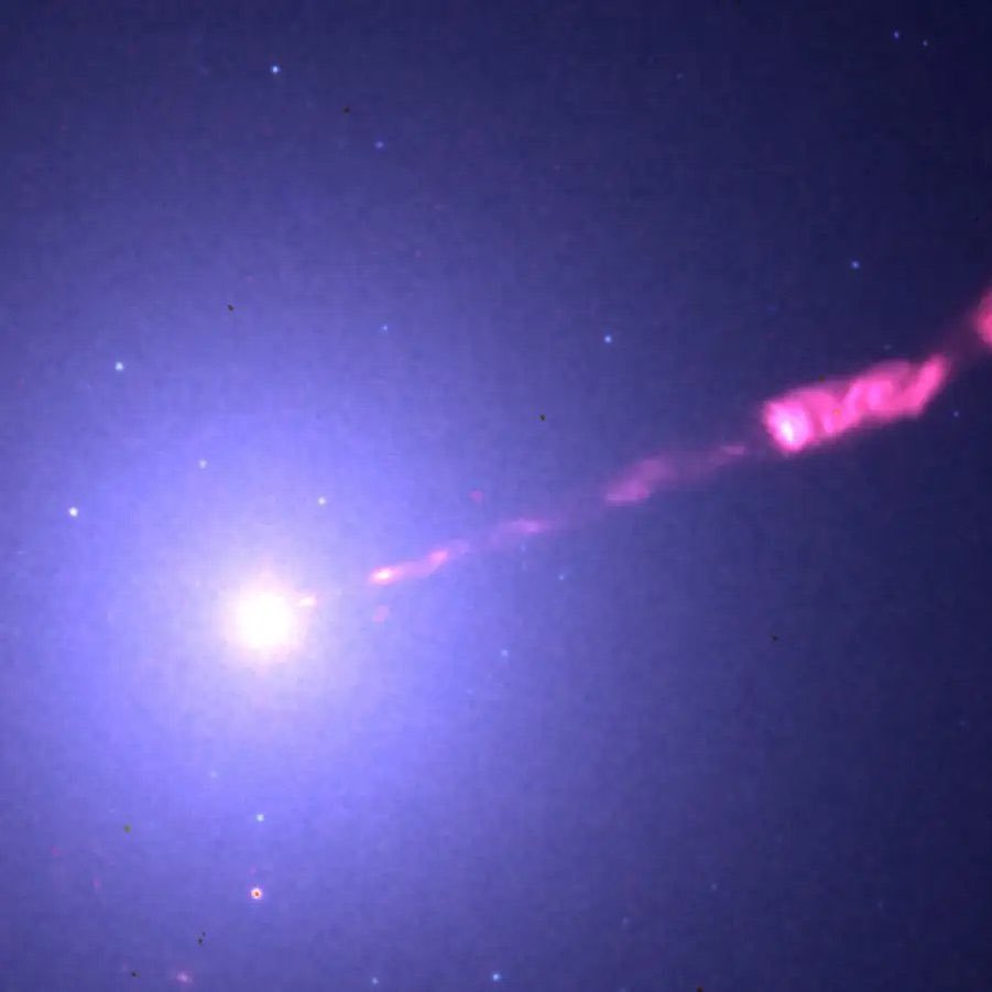 BREAKING 🚨: JWST captures clearest-ever image of M87 galaxy's supermassive black hole jet

Tens of thousands of light years long 😱