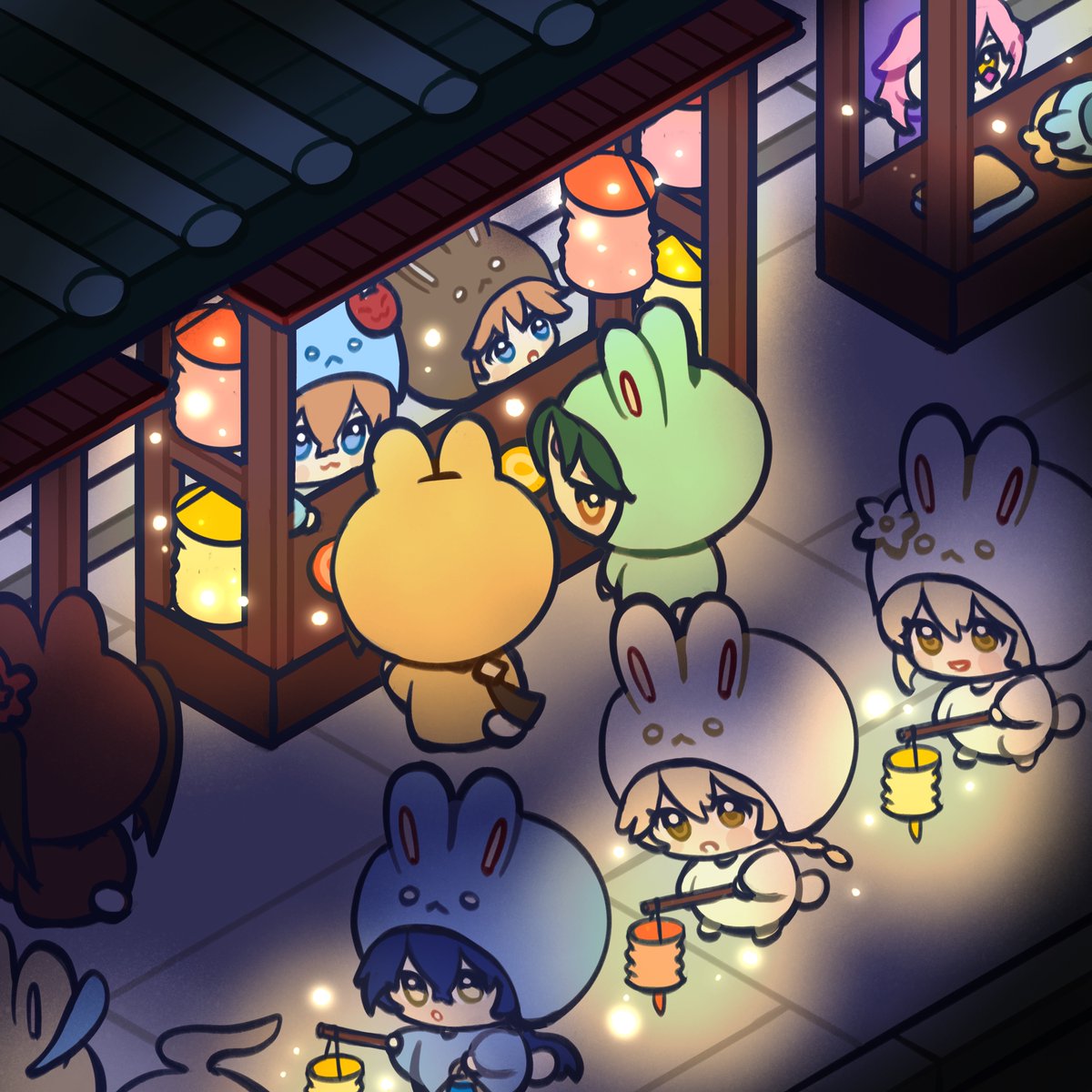 Happy Mid-autumn festival 🌕
#GenshinImpact #genshin #aether #lumine #flins #zhongli #childe #xiao
