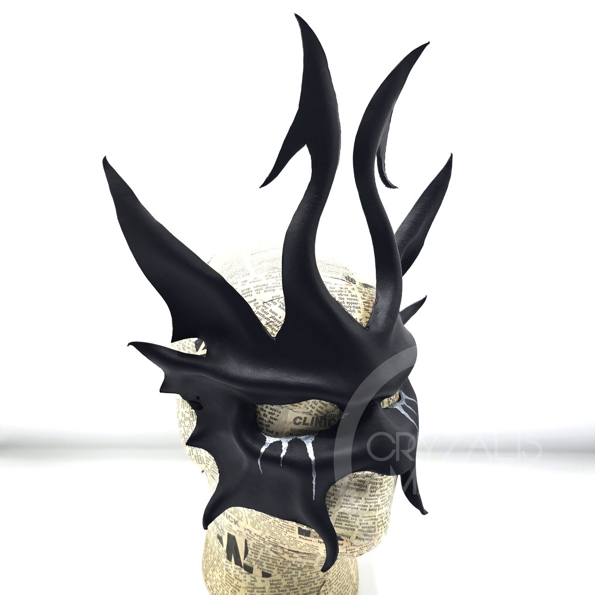 CryzalisMasks's tweet photo. Dragon mask: Black gothic masquerade, leather masks by Cryzalis Masks 
https://t.co/ELulOCdExb
 https://t.co/igyKcUh6Jo via @Etsy https://t.co/j4ZrqDC5a2