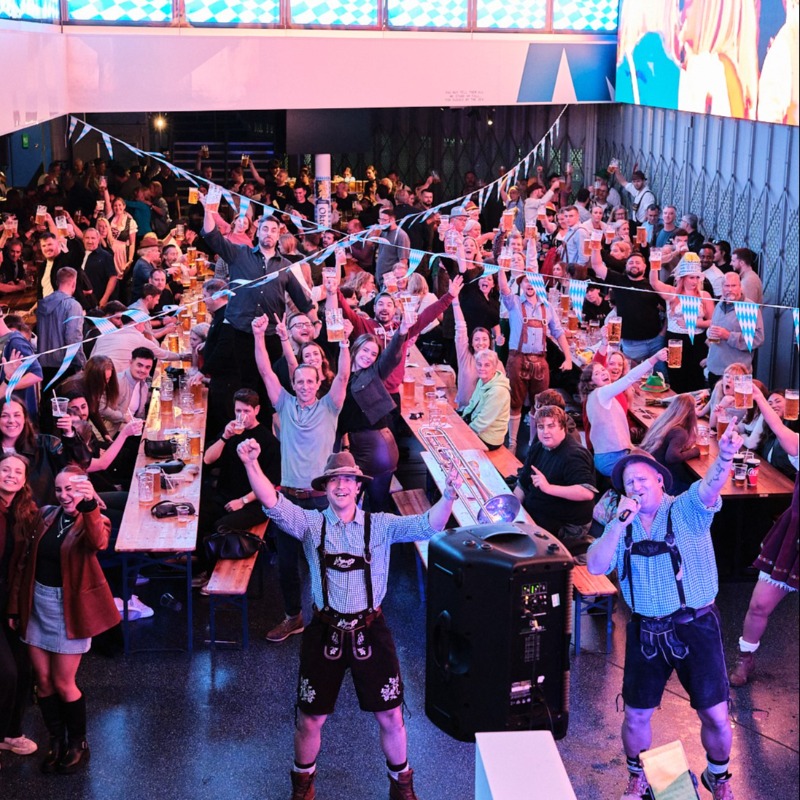 What a night! 🍺

Oktoberfest 2025 brought Bavarian beats, steins, and plenty of festive cheer to The Terrace. 🎶

Thanks to everyone who joined the fun! 🍻