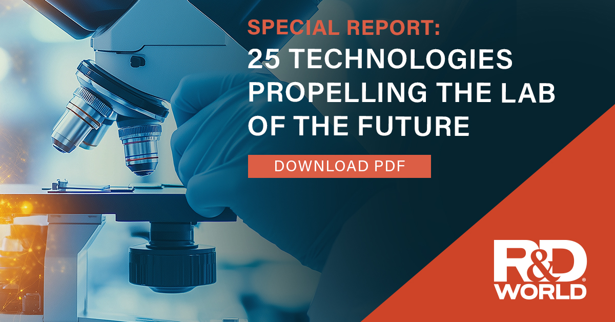 RandDWorld's tweet image. What will tomorrow’s lab look like?
This free eBook has the answers → rdworldonline.com/25-technologie…
#FutureLab #STEM