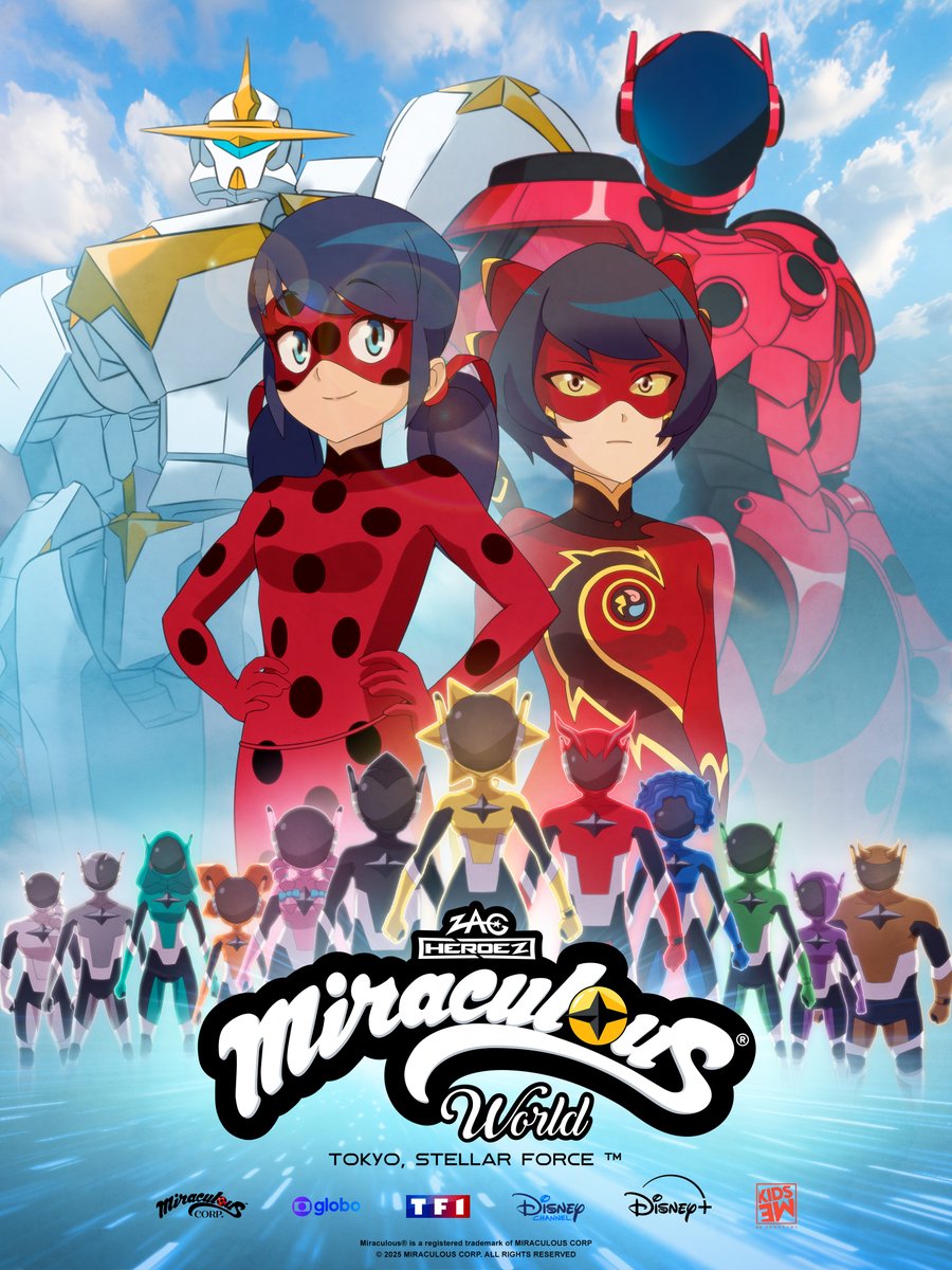 BeMiraculousLB's tweet photo. Destination: Tokyo! 🇯🇵
Don’t miss Miraculous World: Tokyo, Stellar Force, coming in November on Disney Channel 🇫🇷 and soon on Disney+.

#Miraculous #MiraculousWorld #StellarForce https://t.co/vw2dZ5f1AM
