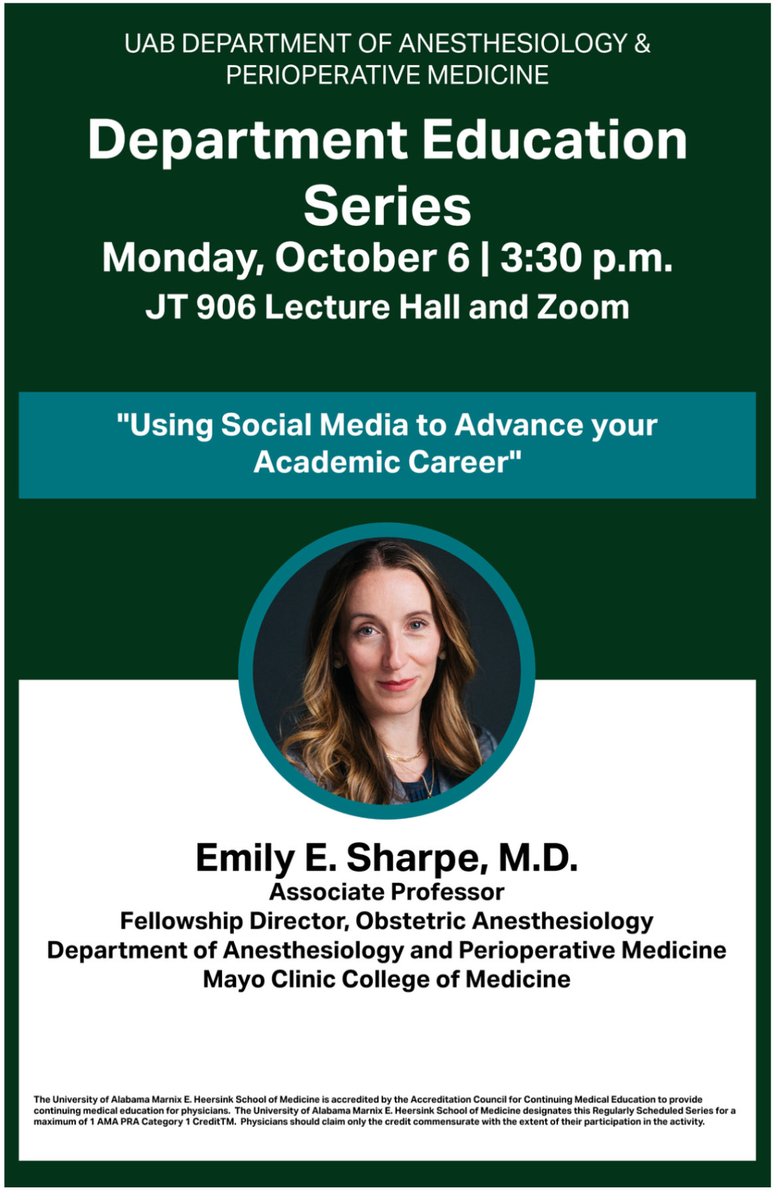 Emily Sharpe, MD, FASA tweet media