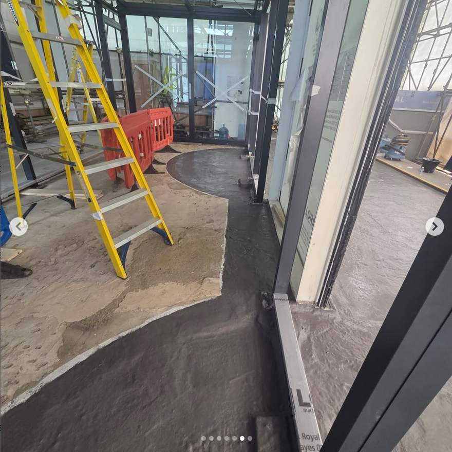 APGoochLtd's tweet photo. Deck  waterproofing undertaken at Imperial College Business School,  Kensington (SW7) using Newton PolyMaxx HA hand applied polyurea  waterproofing membrane.

We have previously undertaken Type C waterproofing to over 20 underpavement vaults within this building.

#apgooch https://t.co/1pMumRC0bh