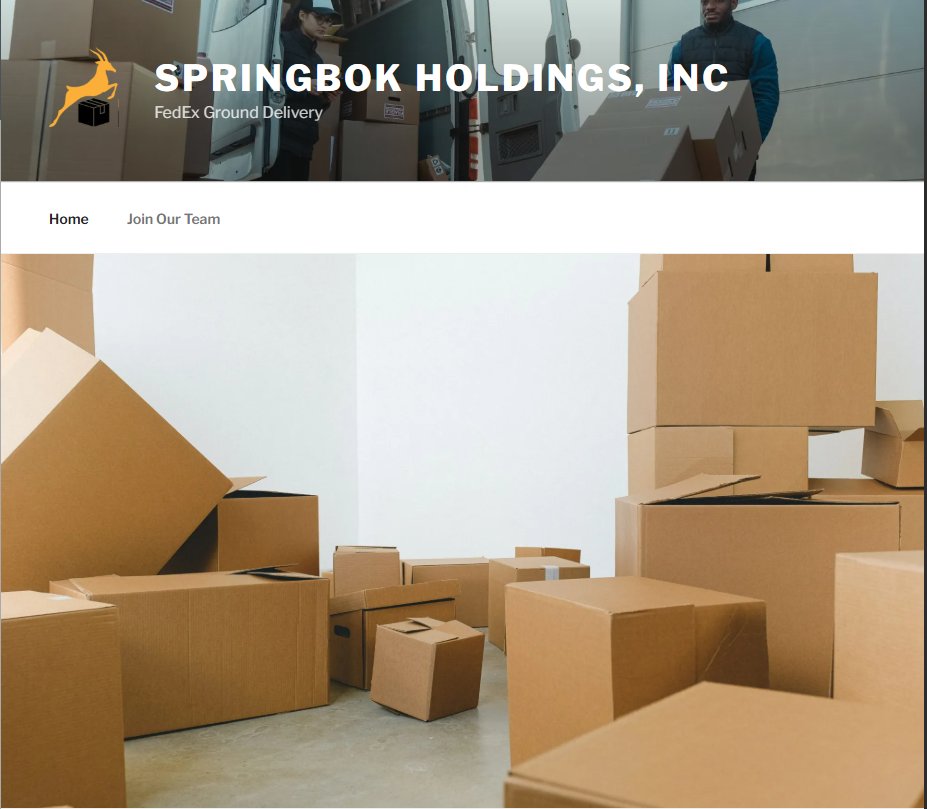 Here is the website for this supposedly "leading delivery company". The site has remained completely unchanged since it went live back in 2021. There is ZERO online results for "Ariel Fleet Holdings" other than this PR with $BINI. Yet another $MULN shell?
springbokground.com/joinourteam