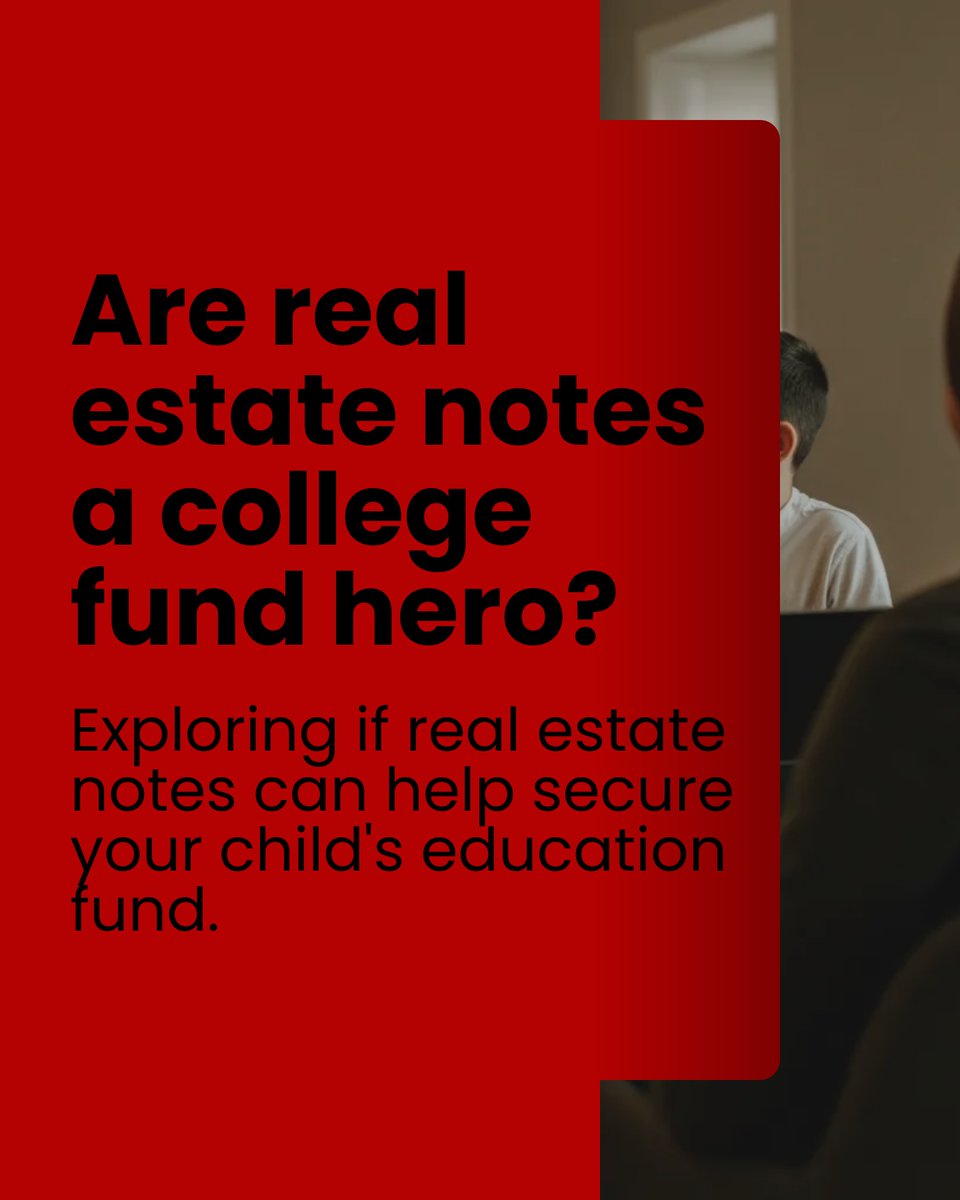 Canines4Heroes's tweet image. Wondering if real estate notes could be the ticket to boosting your child&apos;s or grandkid&apos;s college fund? 💰 With passive income &amp;amp; higher returns than savings, they might just be the answer in this wild market. Consider investing smarter! Thoughts? #RealEstateNotes