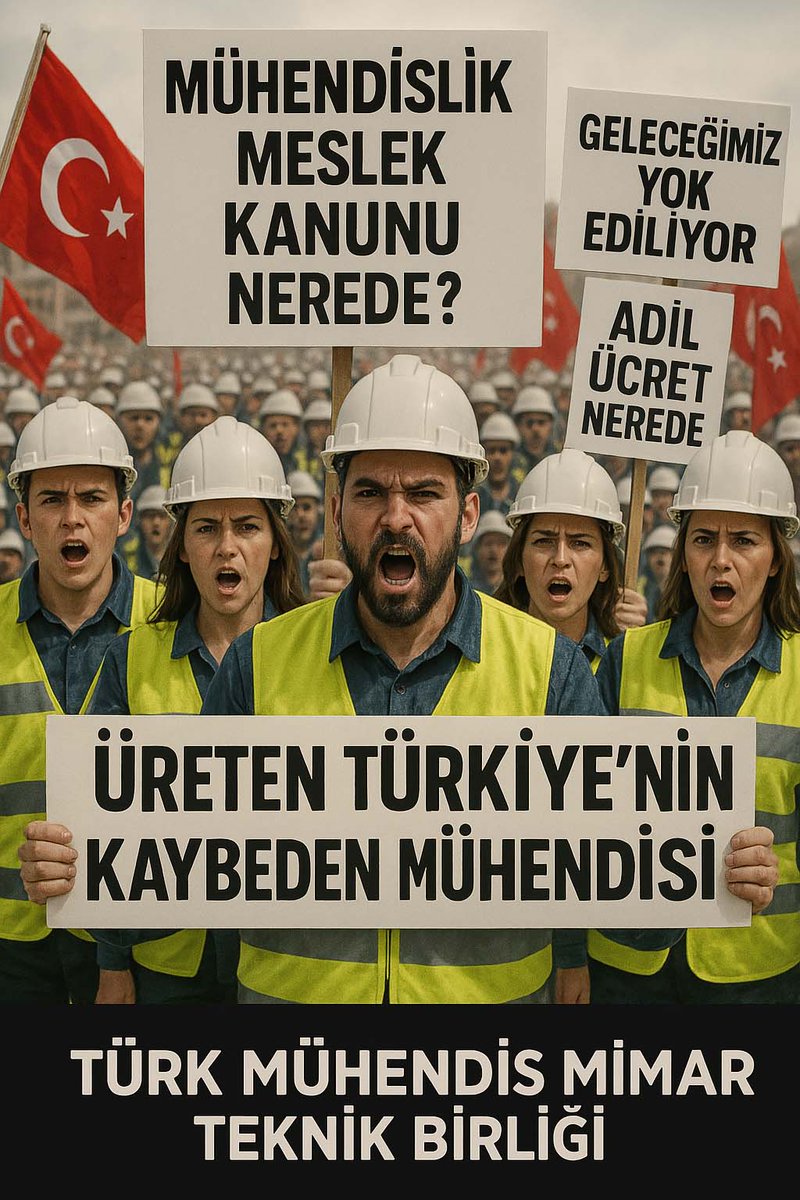 SonMuhendisx's tweet image. Mesleğimizin onurunu korumak ve ekonomik haklarımızı savunmak için bir aradayız! Sesimizi duyun! #KamuMuhendisiYoksayılıyor #MuhendisTekSenEnerji @MHP_Bilgi