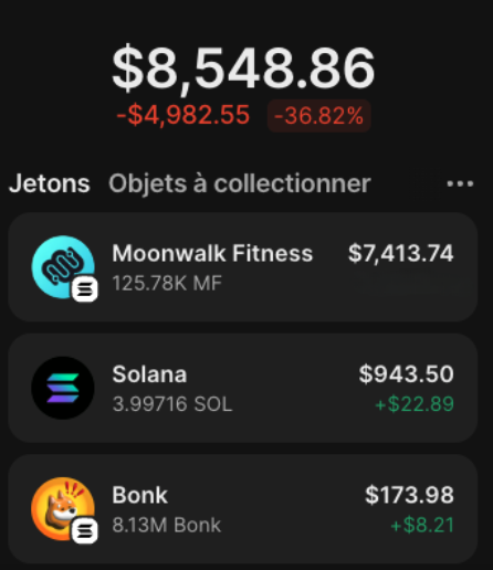 STEP_iN_CRYPTO's tweet photo. 🪂That's the $MF token I got from Moonwalk airdrop🙏🏽

Price is ranging above 50M mc, so bullish!!

How much did you guys get ??

Show me what you've got! I'll chose one winner randomly for 1000 token $MF !🎁

Don't forget to tag @moonwalkfitness ! https://t.co/sPKfikyXE9