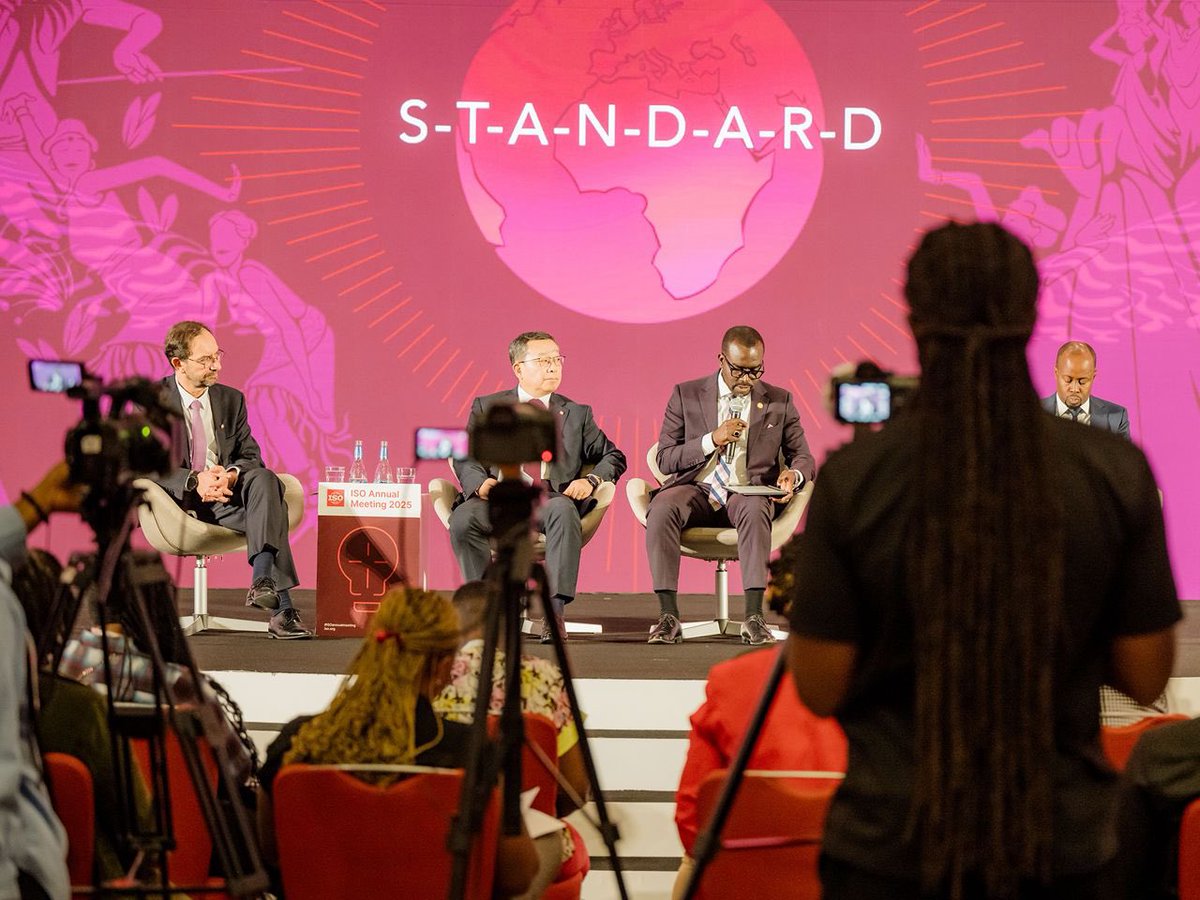 EarthRwanda's tweet photo. Rwanda is hosting the ISO Annual Meeting 2025 for the first time (🥰), a global platform to shape standards for sustainability, innovation, and lasting impact.#ISO2025 #StandardsForSustainabilit @isostandards @rwandastandards @UNESCO_rwanda @RwandaTrade @RwandaLocalGov https://t.co/yDNR18xZHV