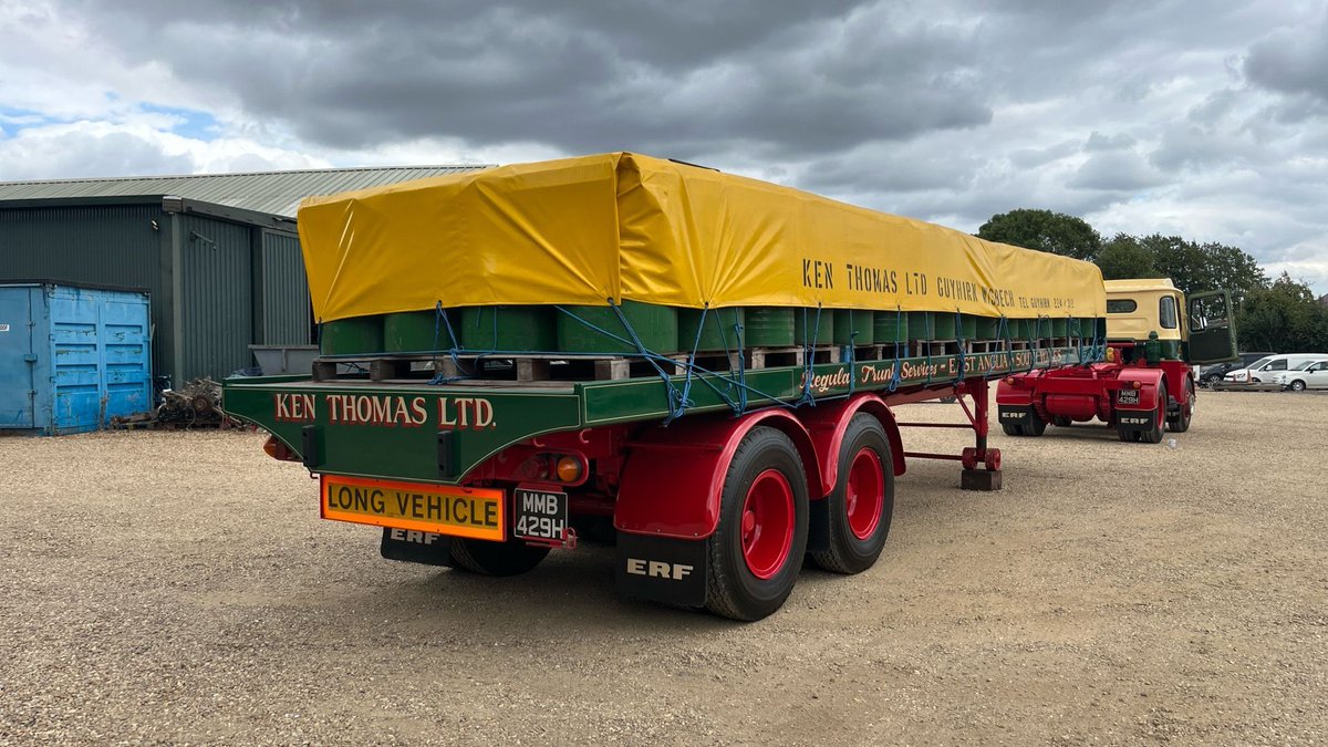 CVAAuctions's tweet image. 🚨 Trailer Highlight 🚨

Here's a classic ERF trailer up for auction – a great piece of kit in excellent condition.

✅ Well-maintained
✅ Complete with Barrels &amp;amp; sheet

📅 Saturday, 11th October 2025 – 9:30 AM

#ERF #ClassicLorry #TrailerForSale #VintageTransport #auction