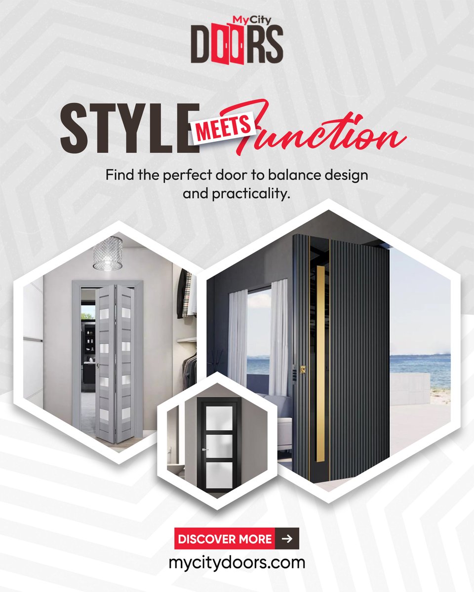MyCityDoors's tweet image. Style meets function ✨ Upgrade to doors that balance design and practicality—perfect for modern homes. From bold exteriors to sleek interiors, My City Doors has options built to impress. Explore the collection today at 👉 mycitydoors.com
#ModernDoors #InteriorDesign