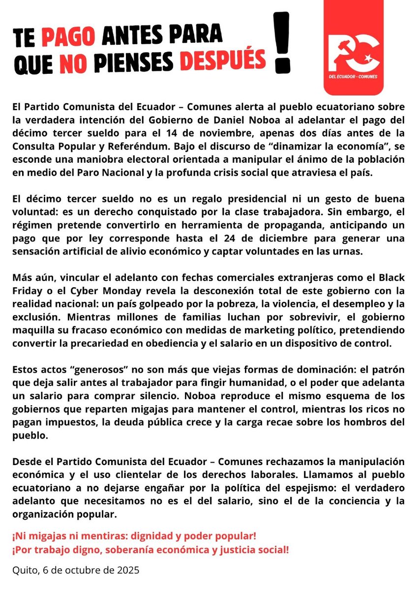 Partido Comunista Comunes tweet media