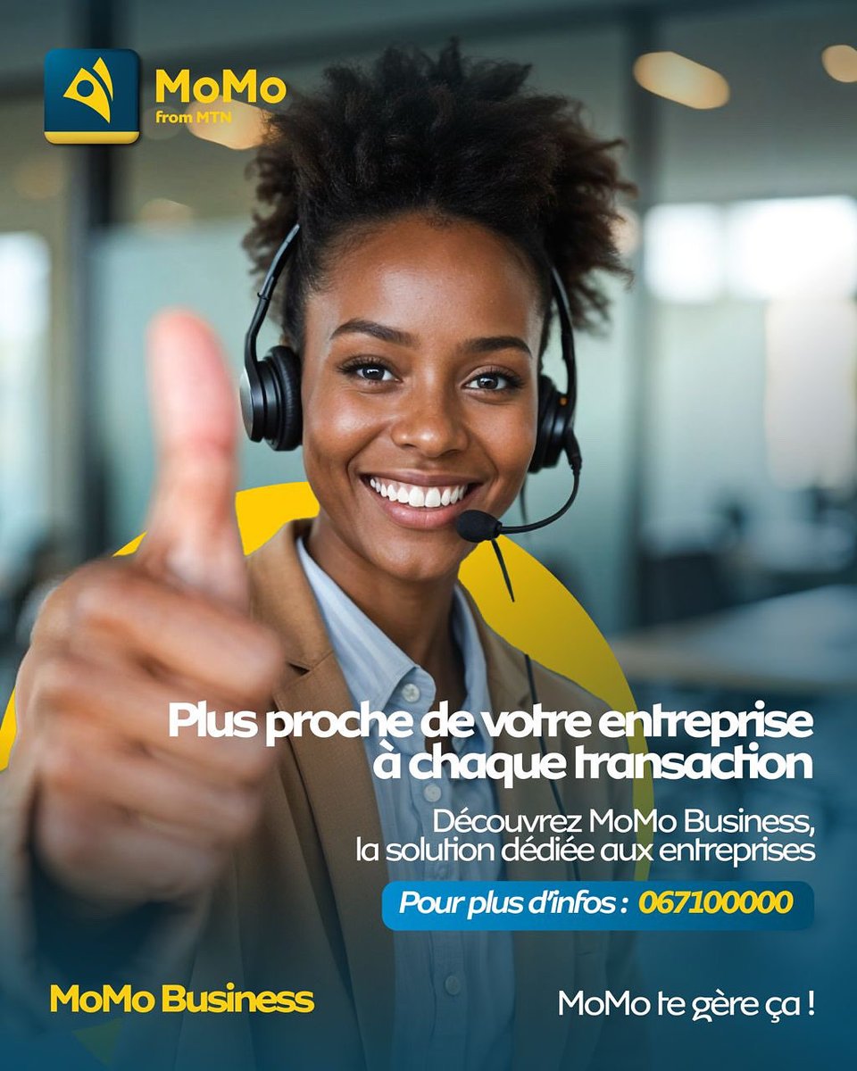 MobileMoneyCG's tweet image. Semaine du Service Client 
Chaque transaction est une occasion d’être à l’écoute, de répondre vite et bien, et de bâtir la confiance avec vos clients.

Parce que bien servir, c’est aussi bien encaisser 😉
#SemaineDuServiceClient 

#MoMoBusiness #MoMotegèreça #charismatique