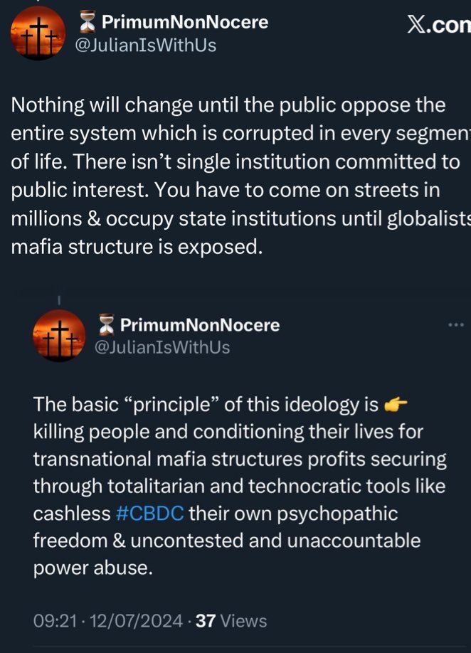 JulianIsWithUs's tweet image. Most of control opposition and GreatReset cartel propaganda shutting off comments section. 👍🏼
👉🏼Pushing for #DigitalPrison for #DigitalGenocide ‼️