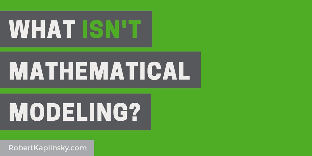 robertkaplinsky's tweet image. The California Department of Education published a great resource about what is frequently thought of as math modeling but is NOT.

Read more here: robertkaplinsky.com/what-isnt-math…