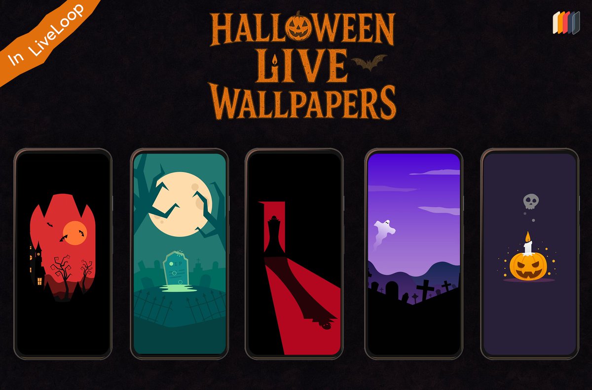 The Halloween season is here! 🎃 LiveLoop brings you a collection of amazing live wallpapers to match the spooky vibes including dynamic and shift wallpapers. Check them out and make your screen come alive this Halloween! #livewallpaper #Halloween