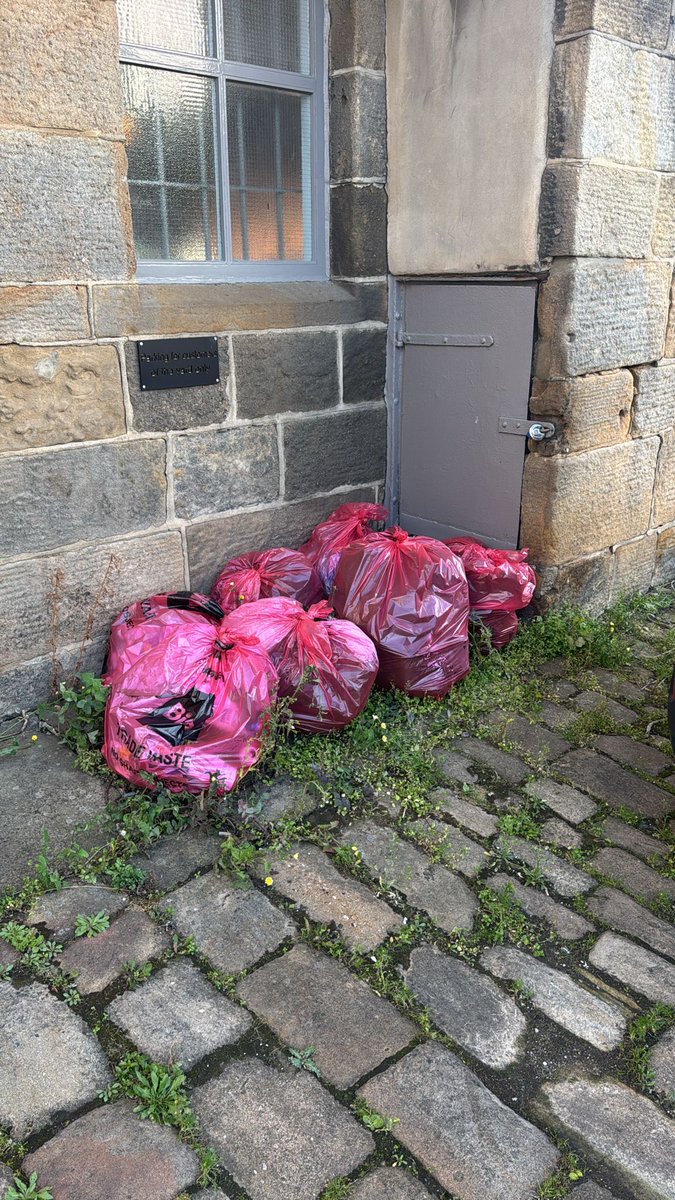 nikki_manson's tweet photo. @Biffa my pile of binliners continues to grow along with your lack of help to resolve the issue. At what point does this become a public health issue? Surely this will attract rats? I’ve paid up front for this service and you haven’t kept your side of the contract https://t.co/QHrPkJpaVB