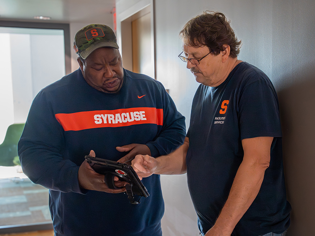 50 years of showing up. 🧡 Jimmy Taylor Jr. has worked on campus since 1974, following in his father's footsteps. From wrangling chickens on Marshall Street to watching the Dome inflate for the first time in 1980, he's been part of the fabric of this place. He retires early next