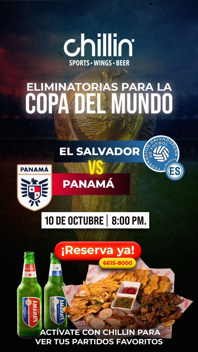 Este viernes.  No olvides reservar al 6615-8000.