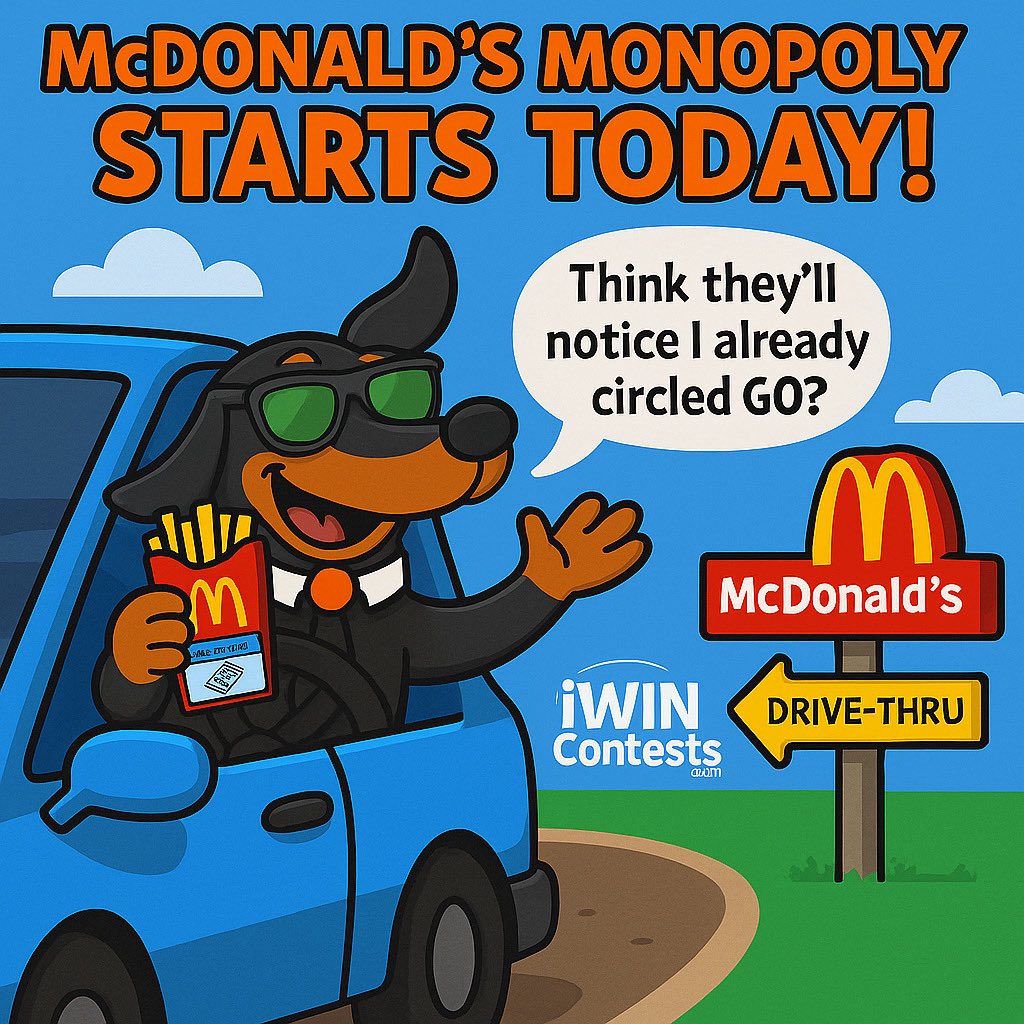 iwin_contests's tweet photo. Lots of winners on Day 1.  You can do the AMOE FIVE times per day #mcdonaldsmonopoly #win #howiwin https://t.co/RPqURj9orG