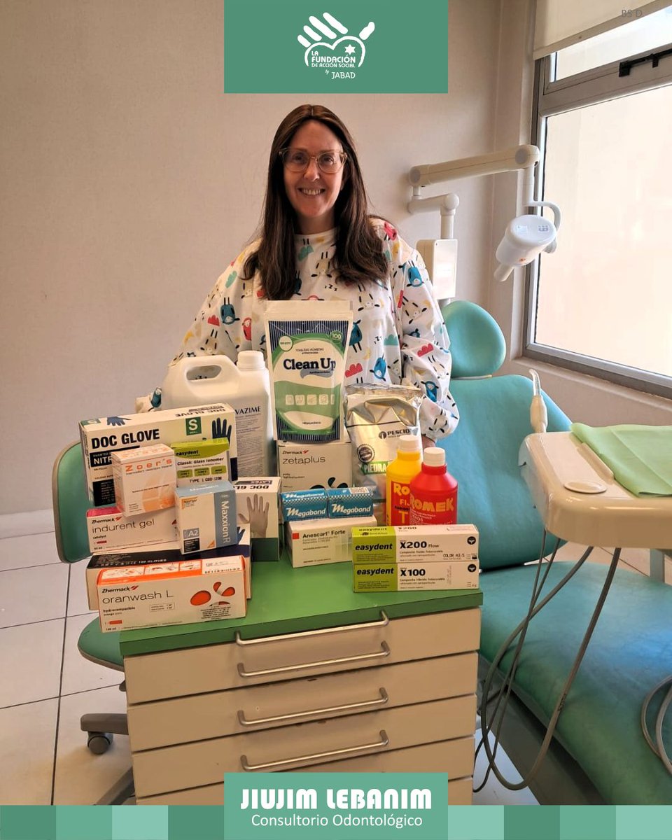 🙏 Gracias Superdental por apoyar nuestro trabajo con materiales que permiten que más niñas y niños reciban la atención odontopediátrica adecuada.

¿Querés ayudarnos a seguir cuidando la #SaludDental de los chicos?

 📩 amigos@lafundaciondejabad.org.ar
📲 wa.me/+5491155791615