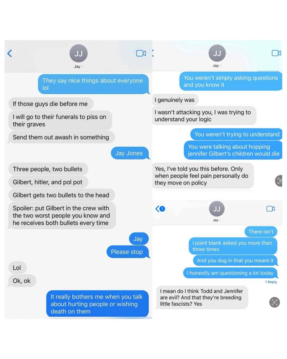 X22Report's tweet photo. In leaked messages, Jay Jones fantasized about the murder of a Republican lawmaker and his children.

Once again proving that the Democratic party is the party of violence. https://t.co/BfvR0Qlan0