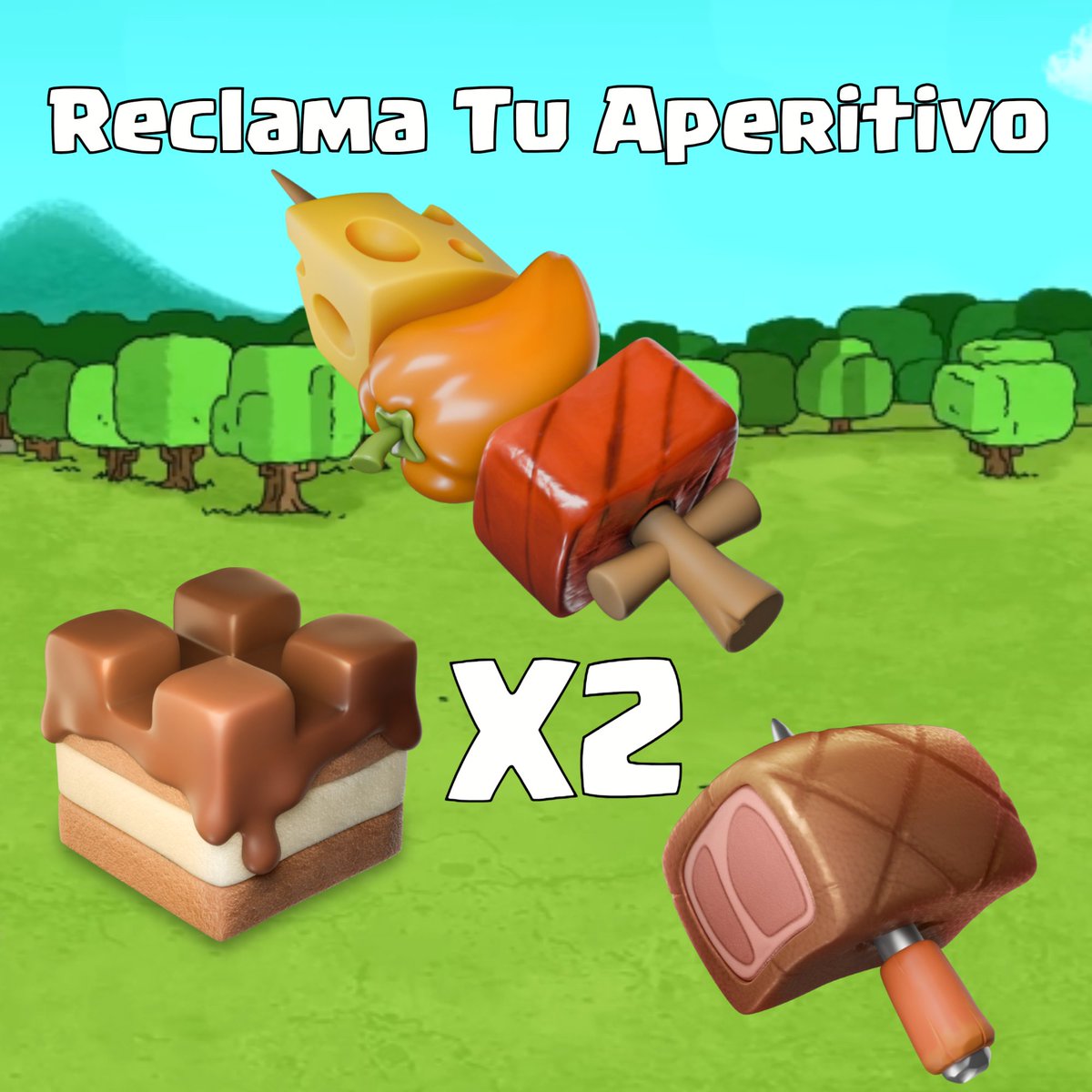 LipeClash_'s tweet photo. 🎁Nuevos Regalos🎁
X2 Tartas De Castillo
https://t.co/77UMr23iBm
X2 Brochetas Vigorizantes
https://t.co/1dqPoE4Ne5
X2 Carnes Del Constructor 
https://t.co/pLwoA27i2r https://t.co/UtDYQCXTqZ